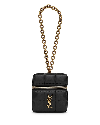 Saint Laurent Cassandre Matelasse Carre Cube on Chain