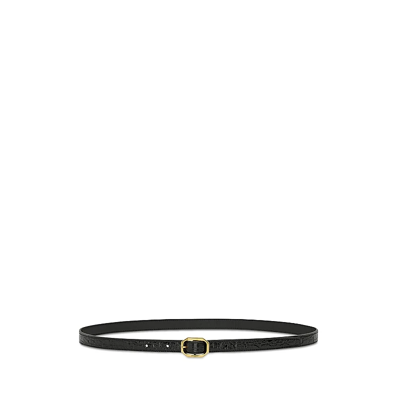 Saint Laurent Frame Thin Belt