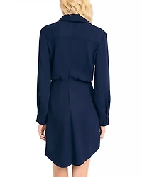 Long Sleeve Mini Shirt Dress