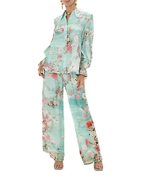 Silk Floral Print Pants The Jewellery Museum