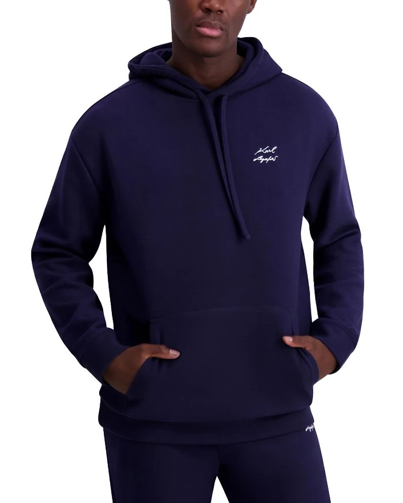 Slim Fit Logo Hoodie
