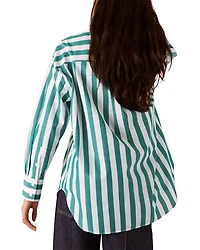 Oversized Striped Shirt