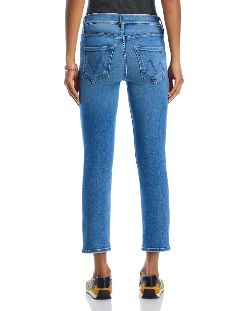 The Dazzler High Rise Cropped Straight Jeans Ready Set