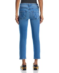The Dazzler High Rise Cropped Straight Jeans Ready Set