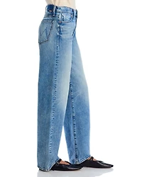 The Dodger High Rise Button Sneak Jeans Wipeout