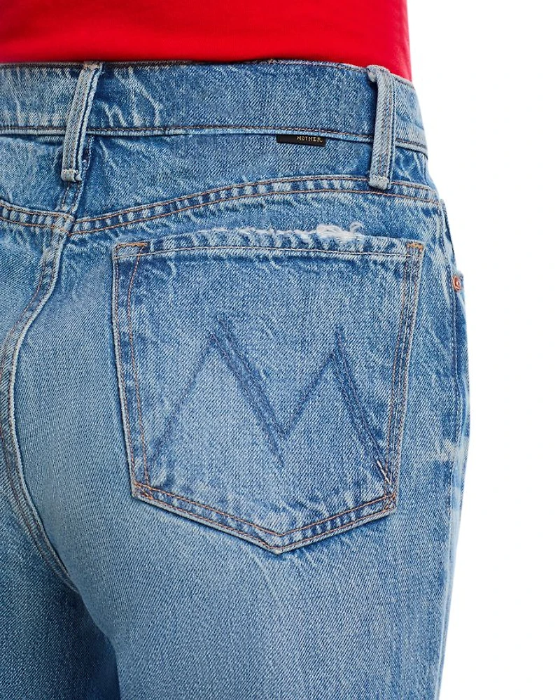 The Rambler Sneak High Rise Wide Straight Jeans Tcb