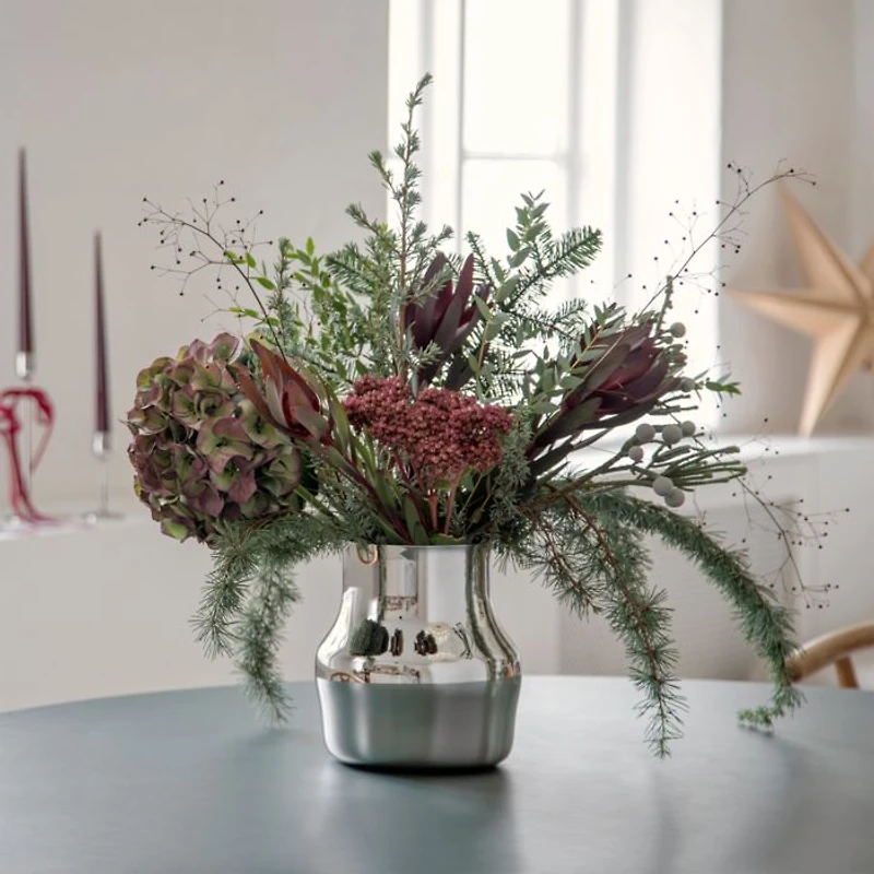 Dorotea Large Steel Vase