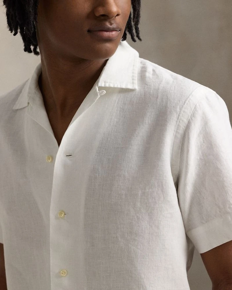 Polo Ralph Lauren Classic Fit Short-Sleeve Linen Camp Shirt