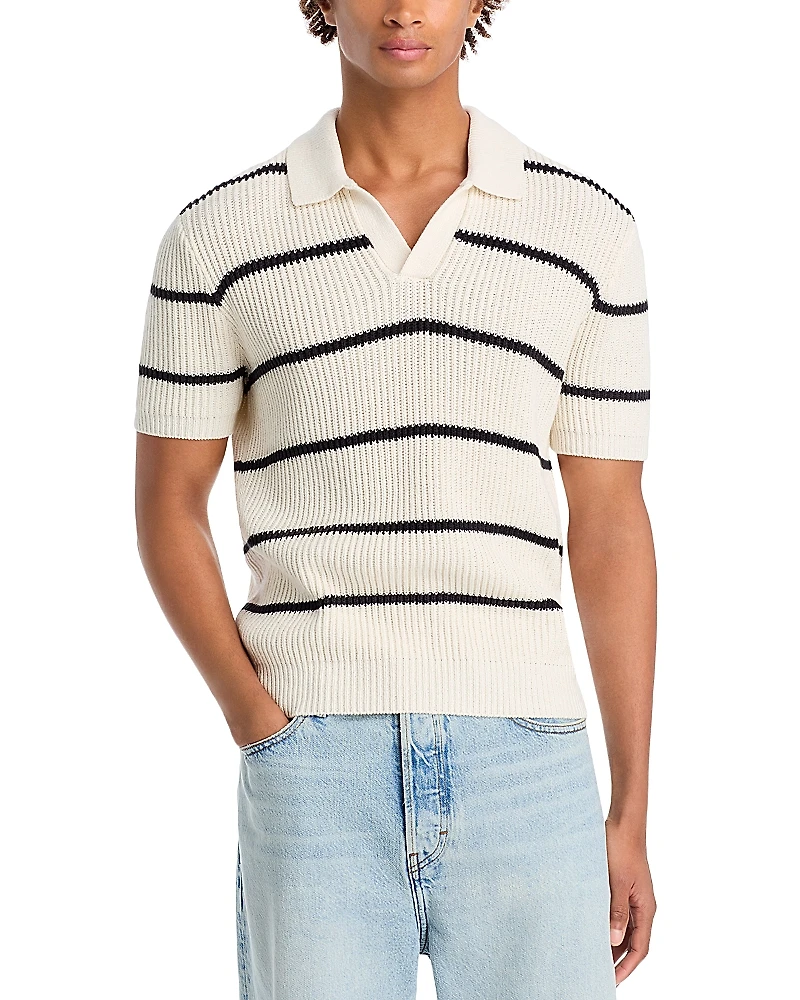 Frame Men's Short Sleeve Polo Sweater