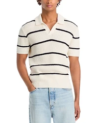 Frame Men's Short Sleeve Polo Sweater