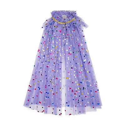 Sweet Wink Girls' Confetti Cape - Little and Big Kid