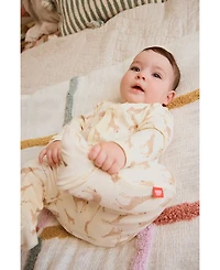 Unisex Cotton Giraffe Footie - Baby