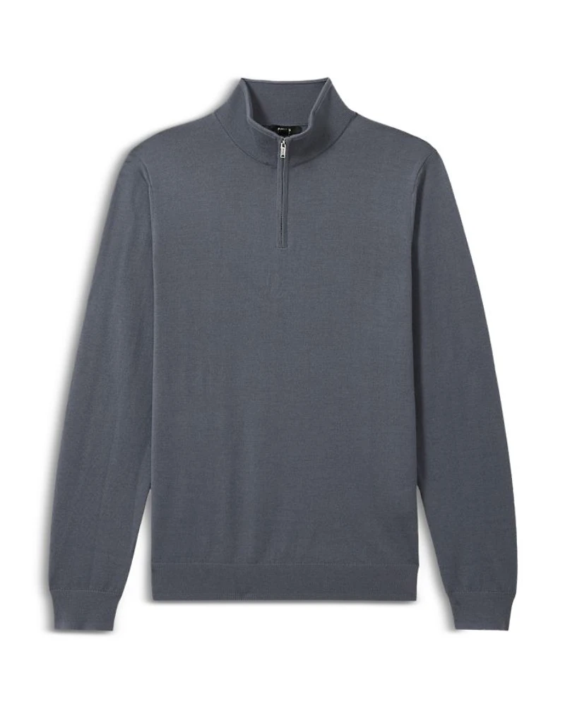Half Zip Funnel Merino Sweater
