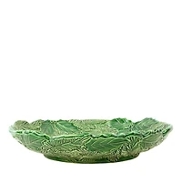 Lastra Holiday Green Figural Shallow Bowl
