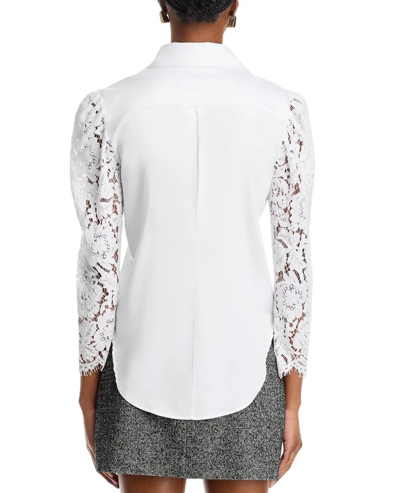 Pamela Lace Combo Shirt
