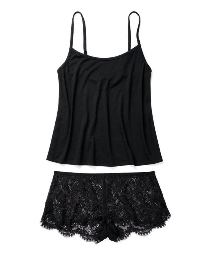 Reign Women's Plus-Size Cami & Short Set Lingerie