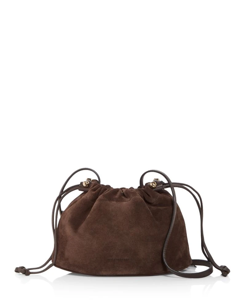Charlotte Drawstring Suede Crossbody Bag