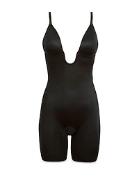 Suit Your Fancy Plunge Low-Back Mid-Thigh Bodysuit