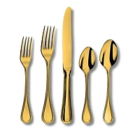 Couzon Le Perle Gold 5 Piece Place Setting