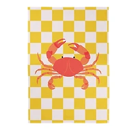 Kaf Home Crab Check Kitchen Towel