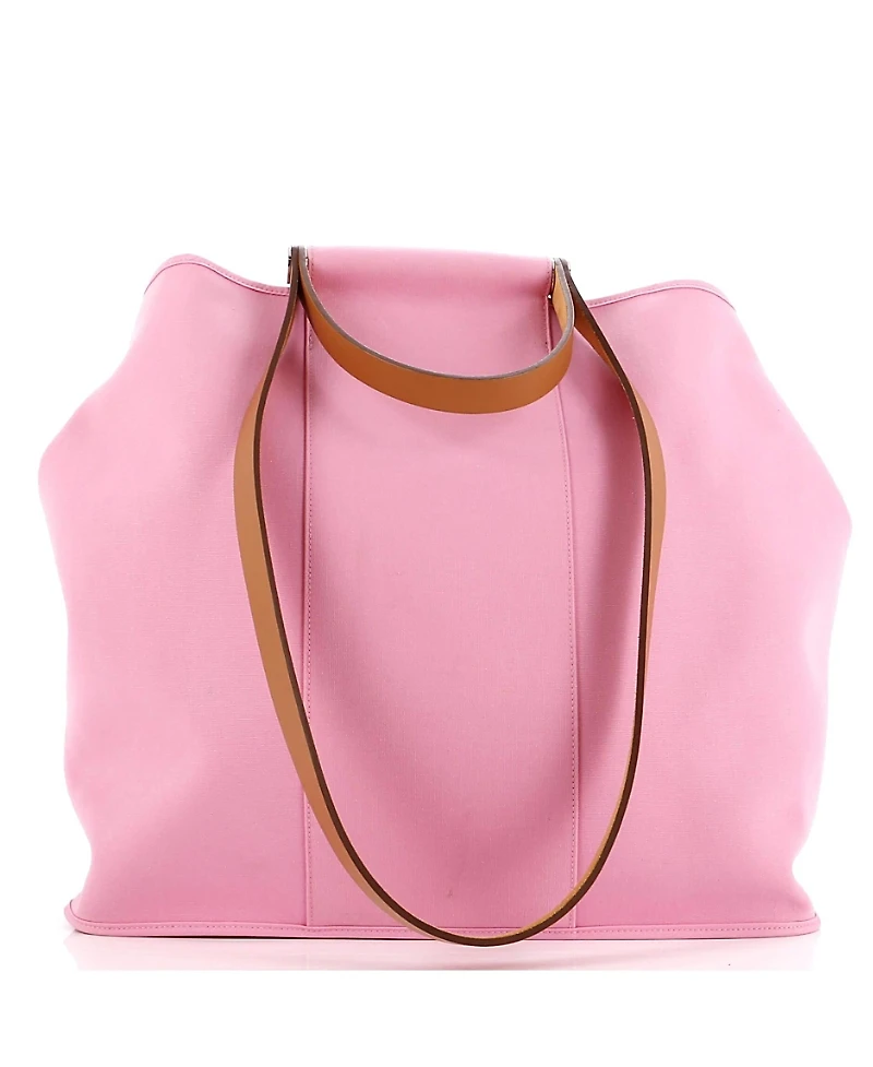 Pre-Owned Hermes 39 Cabag Elan Toile and Leather