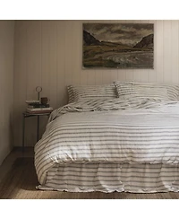 Kemptown Stripe Linen Blend Duvet Cover