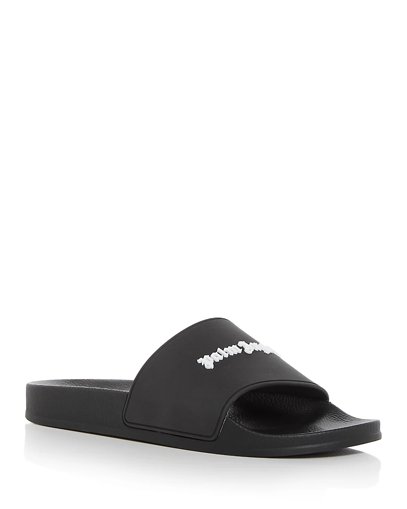 Palm Angels Men's Classic Logo Pool Slides
