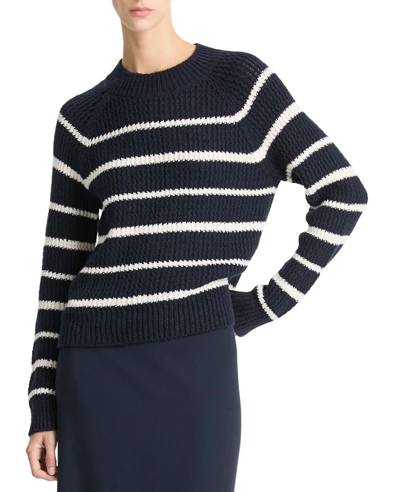 Ribbed Striped Sweater