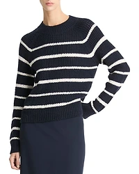 Ribbed Striped Sweater