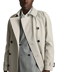 Scramble Nylon Blend Long Topcoat