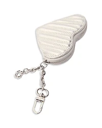 Quilted Metallic Heart Purse