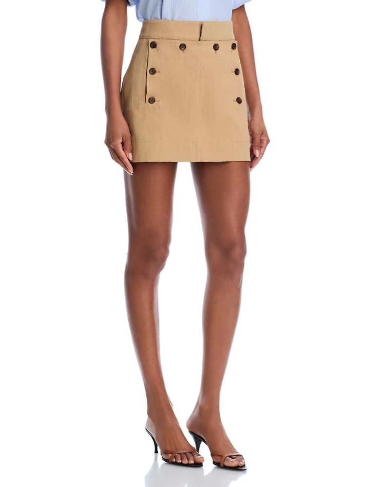 Elli Button Front Skirt