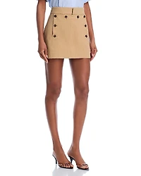 A. l.c. Elli Button Front Skirt