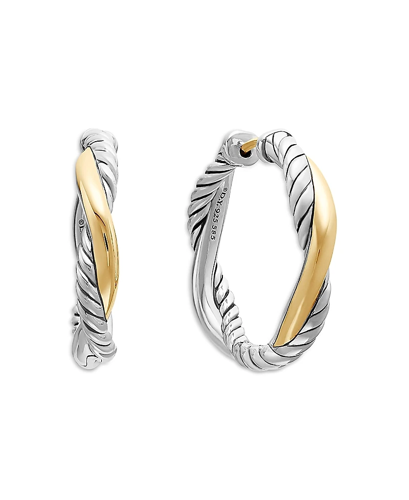 David Yurman Petite Infinity Hoop Earrings