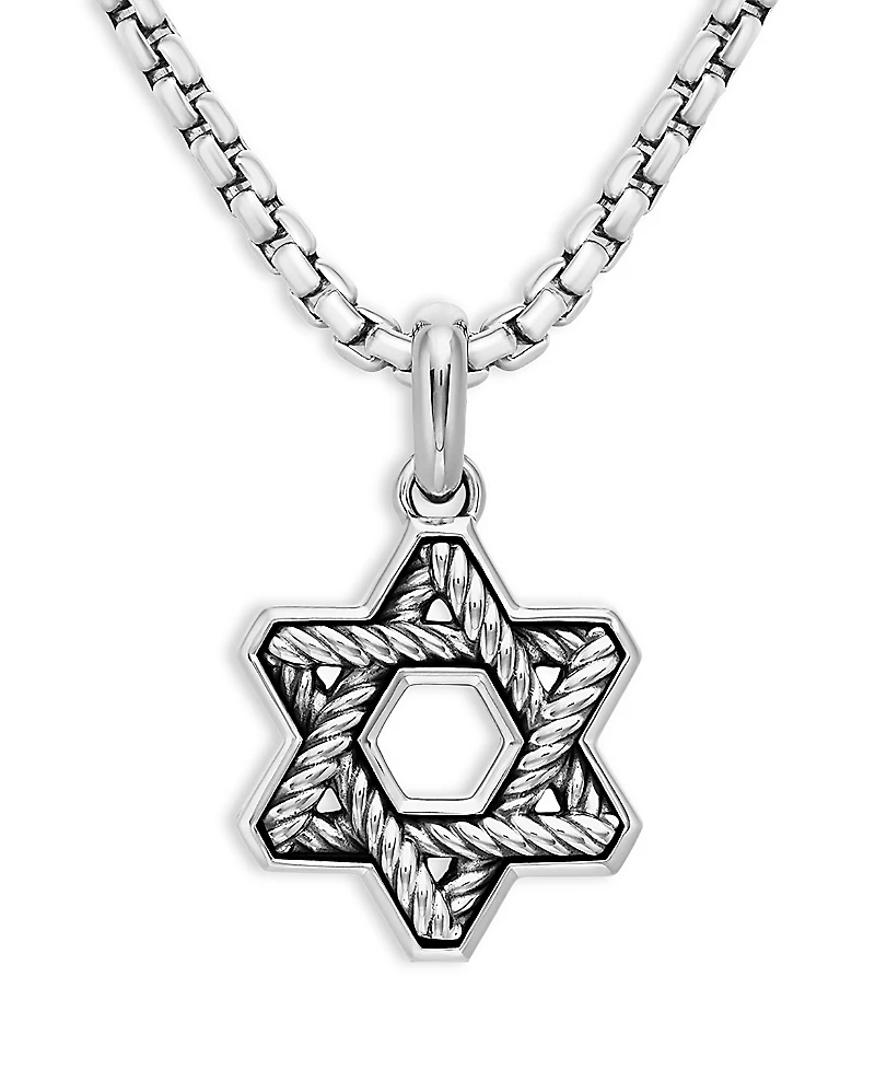 David Yurman Sterling Silver Star of David Pendant