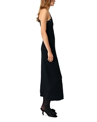Asymmetric Knit Maxi Dress