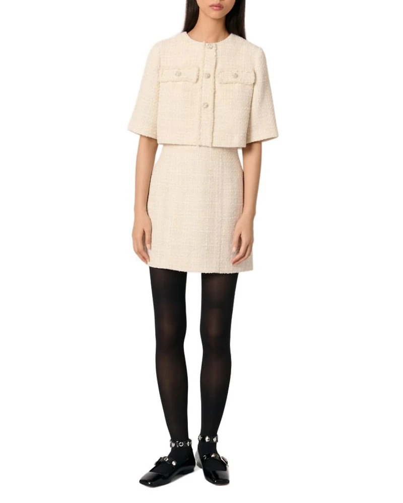 Tweed 2-in-1 Short Dress