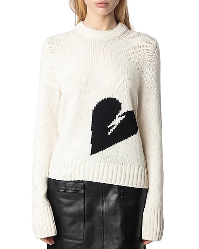 Zadig & Voltaire Malty We Heart Wool Sweater