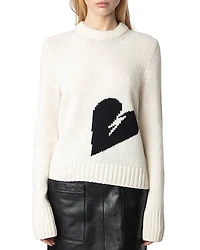 Zadig & Voltaire Malty We Heart Wool Sweater