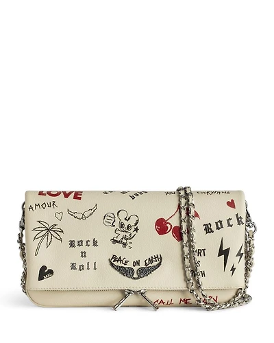 Rock Love Tag Flash Crossbody Clutch