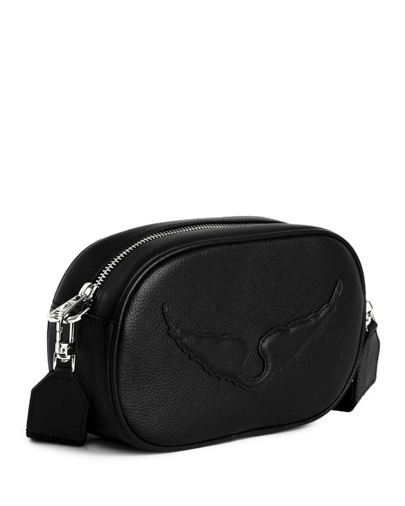 Rock With You Leather Camera Crossbody