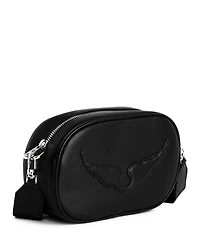 Rock With You Leather Camera Crossbody