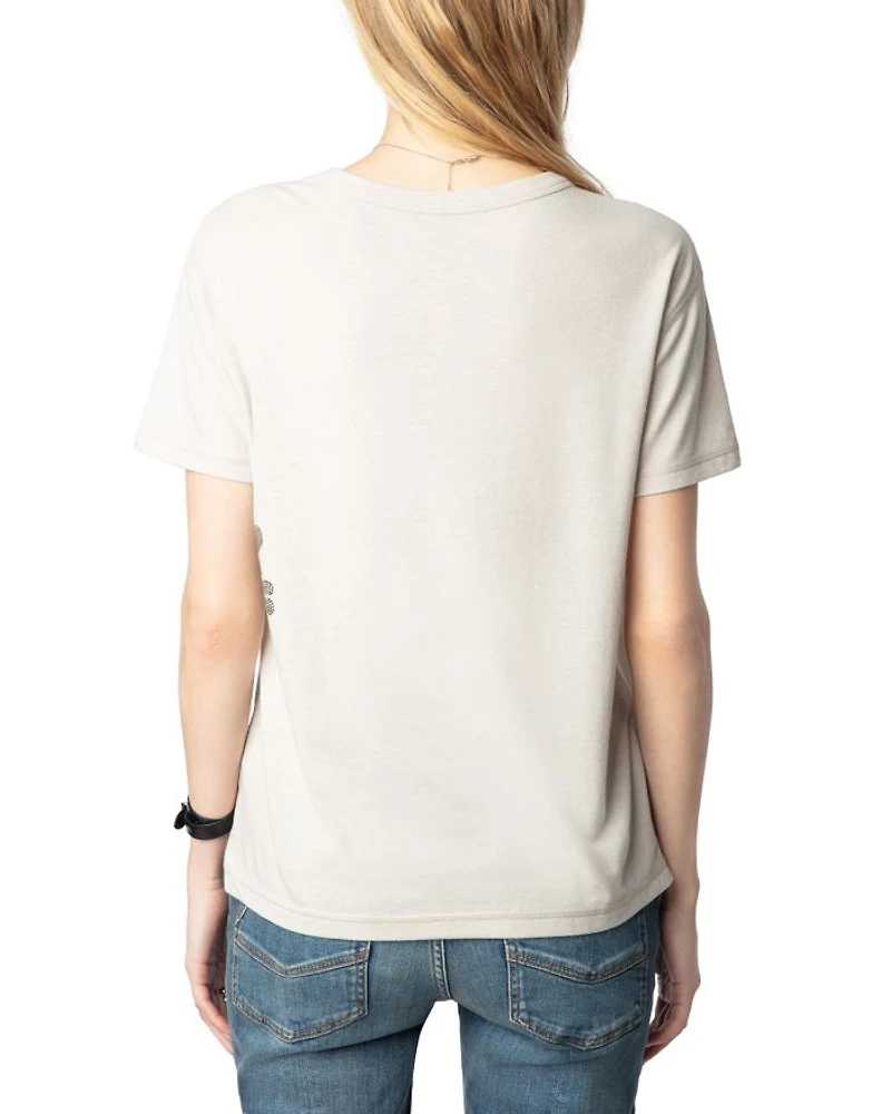 Marta Pcl Embellished Heart Tee