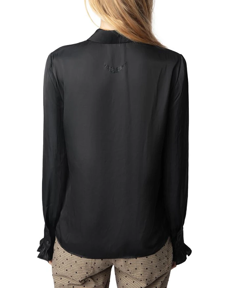 Thely Satin Blouse