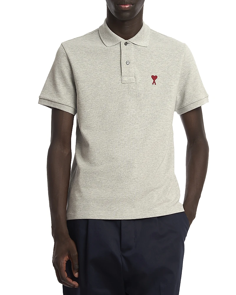 Ami Classic De Coeur Regular Fit Polo Shirt