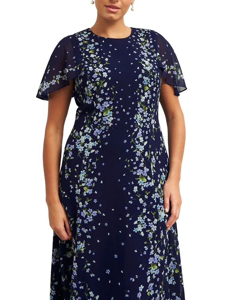 Rosella Flutter Sleeve Dress