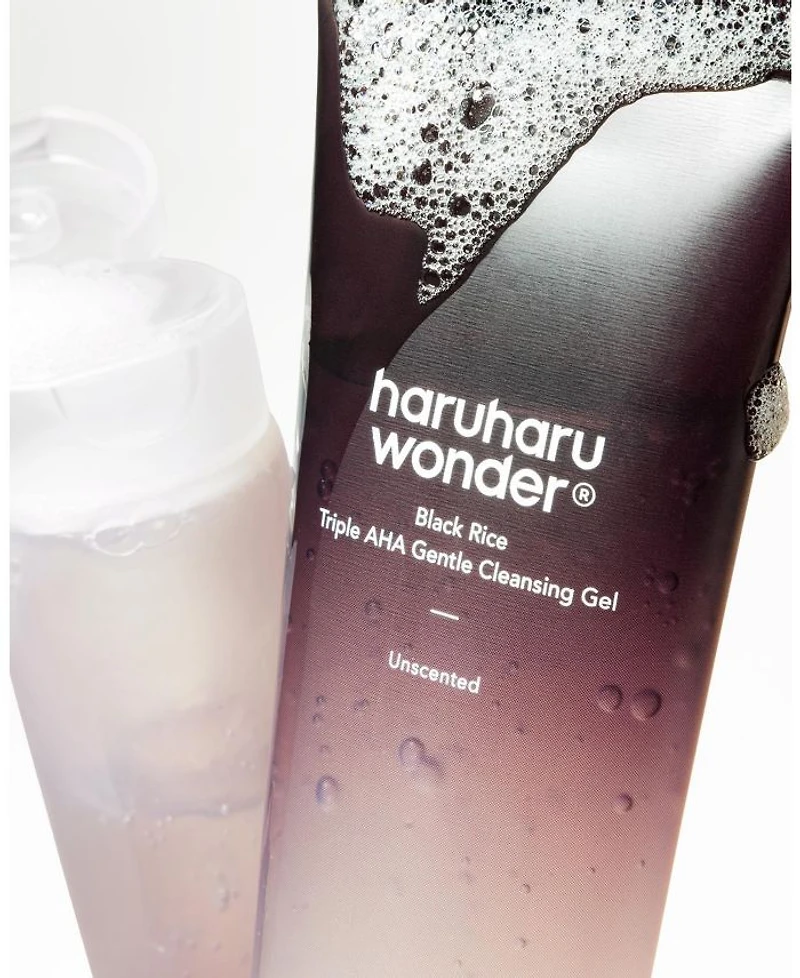 Unscented Black Rice Triple AHA Gentle Cleansing Gel