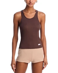 Ribbed Racerback Tank Top