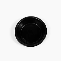 Small Smoke Bronze Double Bowl Pet Feeder, 1 Pint Bowls