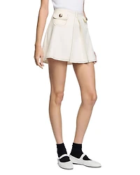 Short Box Pleated Skirt